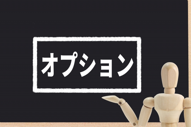 オプションの文字列と人の模型