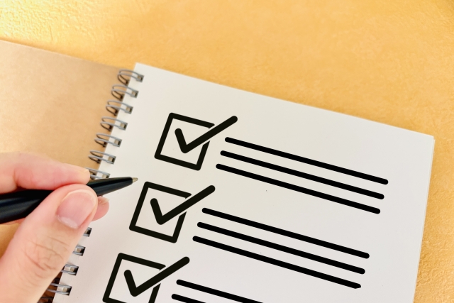 チェックシート