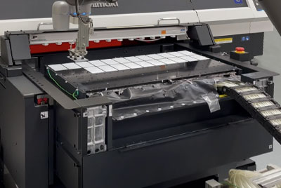 プラスチックカードの両面印刷