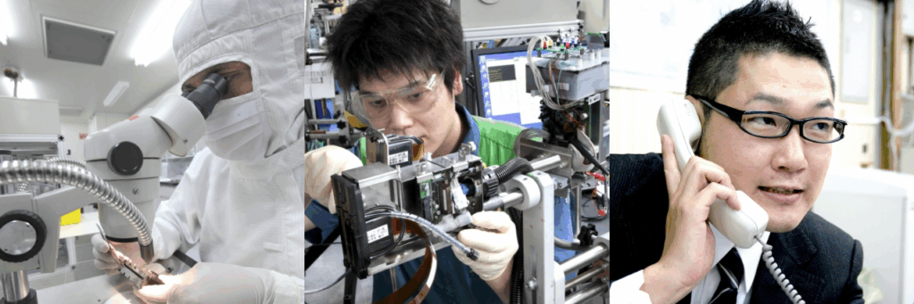 開発・製造・販売・保守までの一貫体制のイメージ画像